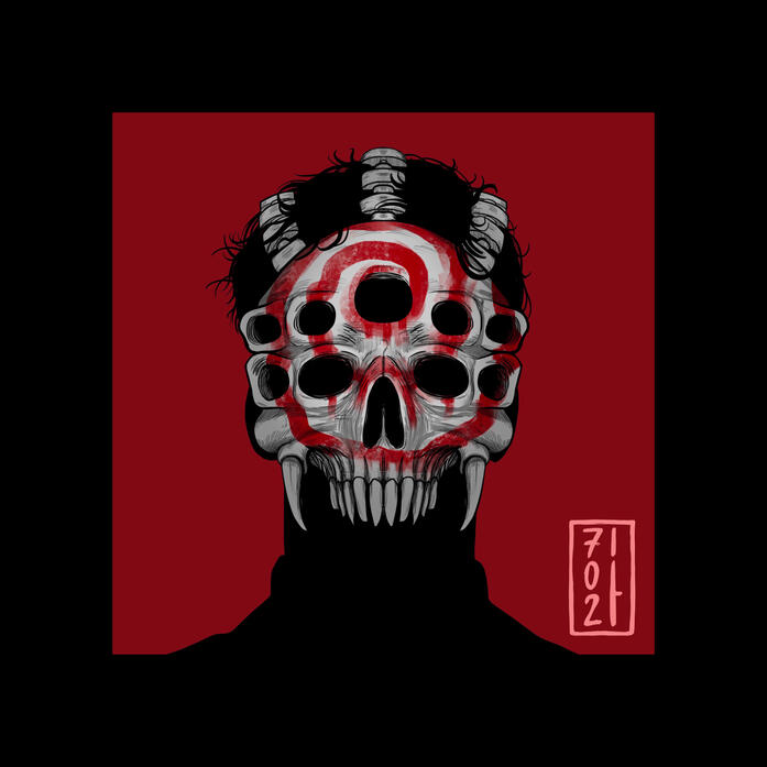 SCORPIO — The HYPNOTIST ~ from the series Zodiac Obscure Masks (2023).